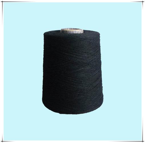 苍南厂家长期供应 黑色10支 再生棉纱 手套用毛纱